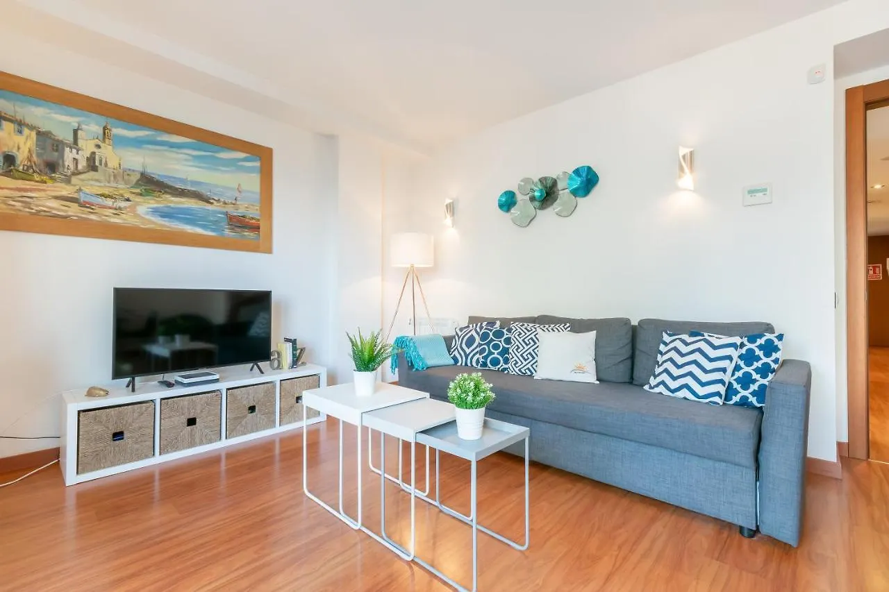 Sant Sebastia Moderno Apartamento A 100 Metros De La Playa Sitges İspanya